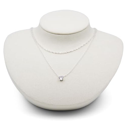 Unisex Celestial Gold Pendant Necklaces, Sun/Moon/Star/Angle Celestial Elements Unisex Choker Gold Lover Chains for Men and Women Jewelry - color: Layer - Silver Diamond