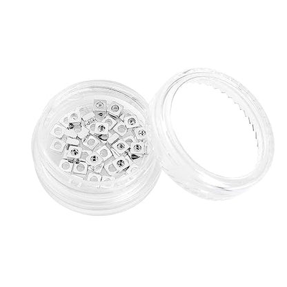 Silver Plated Square Spacer Beads 3x1.5mm 50pcs for Jewelry Making Findings Non Tarnish - color: Silver, size: 3x1.5mm Square