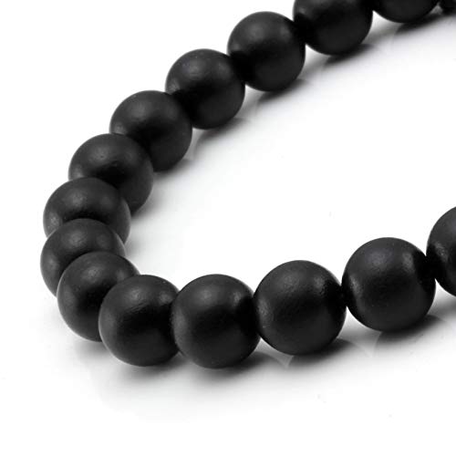 Eigso 6-8mm Wood Beads Bracelet Prayer Beads for Meditation Buddha Tibetan Bracelet for Men and Women - color: A2 : 3 Pcs