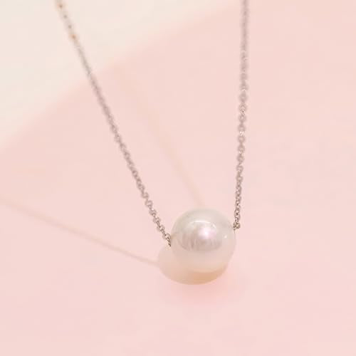 Dainty Layered Pearl Choker Necklace for Women Dainty Chain Necklaces Daisy Pearls jewelry Valentine Day Graduation Bride Gifts - color: silver