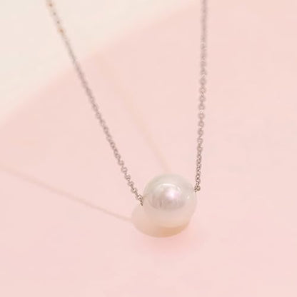 Dainty Layered Pearl Choker Necklace for Women Dainty Chain Necklaces Daisy Pearls jewelry Valentine Day Graduation Bride Gifts - color: silver