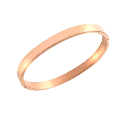 JewarHaat Gold Bracelets for Women Stack Love Bangle Bracelets Trendy Stainless Steel Friendship Birthday Anniversary Wedding Jewelry Stocking Stuffers Christmas Gifts Women Mom Wife - color: Rose Gold