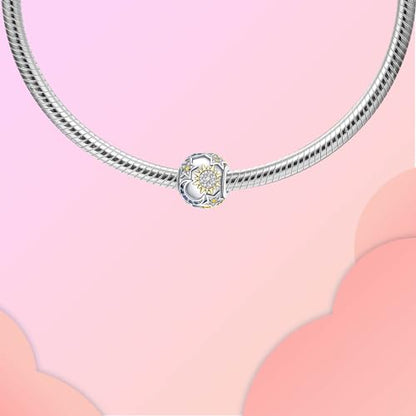 LUXILLA Love You Best Friend Grandma Wife Heart Charm 925 Sterling Silver Charms Fit for Bracelets Necklace Jewelry Gift for Women - color: Moon Sun Star Charm