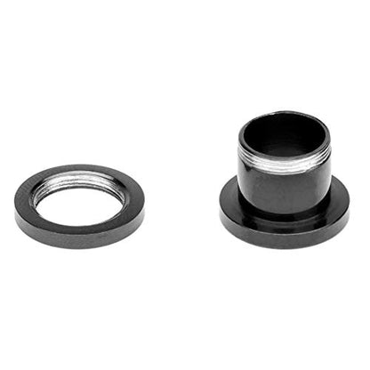 18PCS Ear Tunnels Kit Stainless Steel Screw Fit 14G-00G Gauges Plugs Set Double Flared Stretcher Expander Body Piercing Jewelry - color: Black