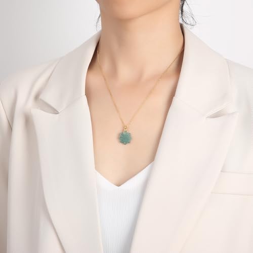 Real Green Jade Pendant Necklace for Women Donut/Heart/Clover/Teardrop/Rose/Lotus Flowers Genuine Jadeite Jewelry with Gold Plated 925 Sterling Silver Chain - style: Filipino Sun Silver Necklace