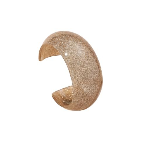 Colorful Transparent Opening Cuff Bangle Acrylic Geometric Bracelet for Women Irregular Pattern Bracelet Charm - color: Glittery-CE