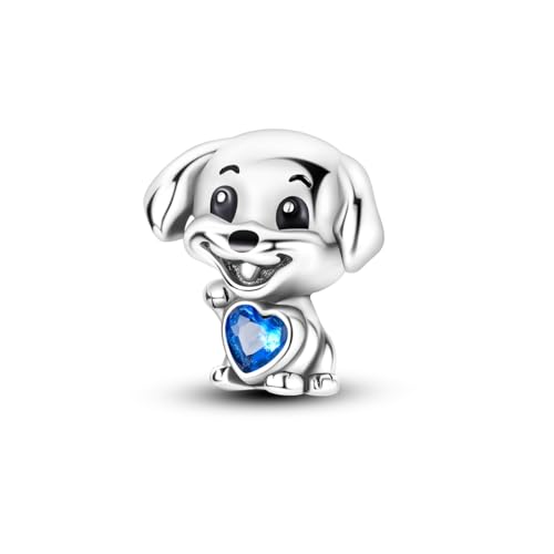 925 Sterling Silver Charm for Bracelet Necklace Women Dangle Pendant Beads | Love Faith Mom Ocean travel Butterfly Party Charm Beads Pendants DIY Jewelry Gift - color: dog with heart charm