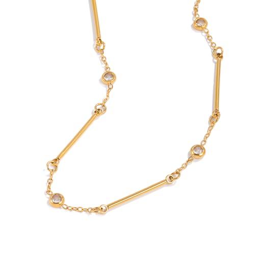 Unisex Celestial Gold Pendant Necklaces, Sun/Moon/Star/Angle Celestial Elements Unisex Choker Gold Lover Chains for Men and Women Jewelry - color: Layer - Gold Chain #3
