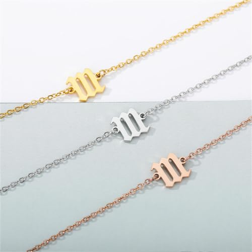 PAURO Women's Angel Number Bracelet Ankle Anklet Chain Adjustable | Stainless Steel, Minimalist Numerology Spiritual Statement Jewelry Gift - color: Gold 111, 5.5+2.8inch