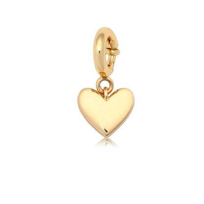 Little Words Project Charm, Customizable Jewelry for Bracelets, Necklaces, Keychains & More - color: Puffy Heart Charm