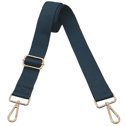 Kolti Purse Strap Replacement Crossbody Handbag Stripe Wide Adjustable - color: Gold Buckle-392