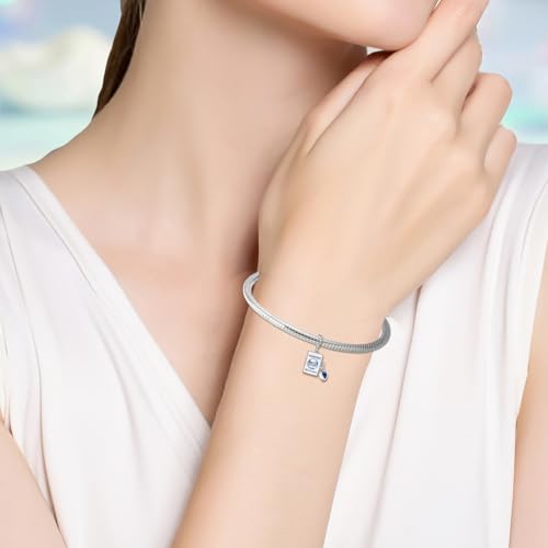 Gold Letter Charms A-Z for Bracelets 925 Sterling Silver Alphabet Initial Charms Beads Jewelry Gifts for Women - color: Z3