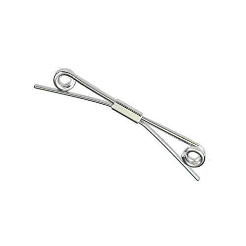 Tight Necktie Tie Clips Collar Bar Shirt Collar Stay Tie Pins Cravat Clips Silver Gold Black Tone Metal Collar Pin Jewelry Accessories for Men - color: Silver