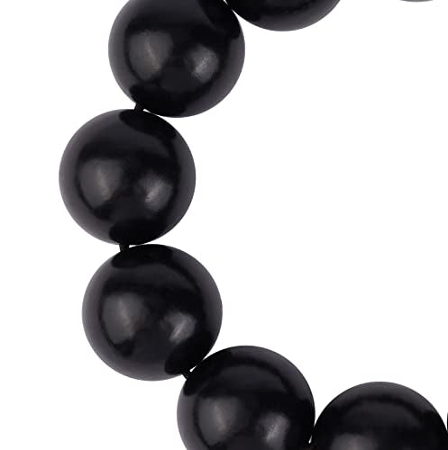 Prayer Bead bracelet Mala Beaded Bracelets for Men Women 12/15MM … - color: 20mm 12 beads ebony
