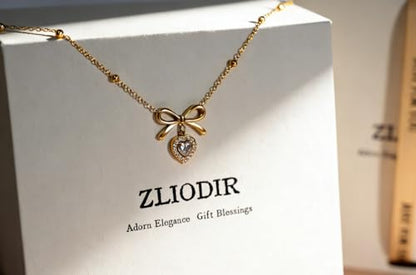 Heart Pendant 18k Gold Plated Necklac, Moissanite Necklace, Necklaces for Women, Gifts for Women Mom Wife Sister, Holiday Gift, Jewelry Gift for Anniversary,Girlfriend Birthday, Jewelry for Wife from Husband.