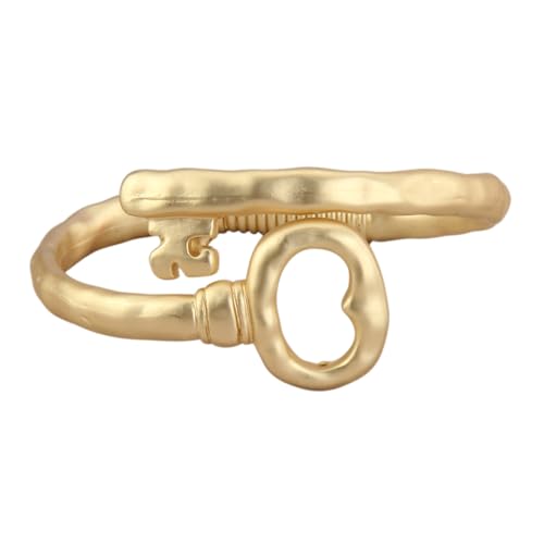 Chunky Bangle Bracelets for Women Cuff Bracelet Thick Gold Bangles Open Wide Arm Cuffs Bracelets Boho Jewelry - style: Chunky Gold Bangles