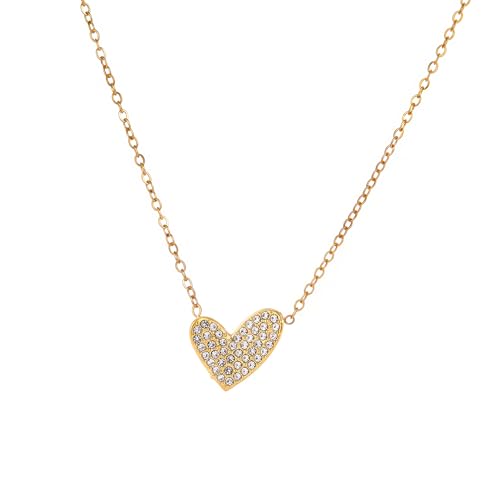 Heart Pendant Necklace – Dainty & Minimalist Style for Daily Wear - style: Minimalist Design