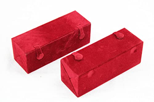 atorakushon Maroon Velvet Folding jewellery Vanity Box Make-Up 12 pair Earrings Utility Toiletry Wardrobe Organizer Pouch Set of 2 - style: 12 Pair Earring Storage Folder Pack of 2