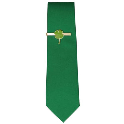 tiemart Tie Bar - style: Shamrock