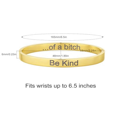 Inspirational Christian Bracelet for Women, Oval Engraved Bible Verse Love Bangle Cuff, Faith Scripture Jewelry, Religious Encouragement Gift for Mom Daughter Sister Friend - color: Be Kind-Oval Bangle Gold