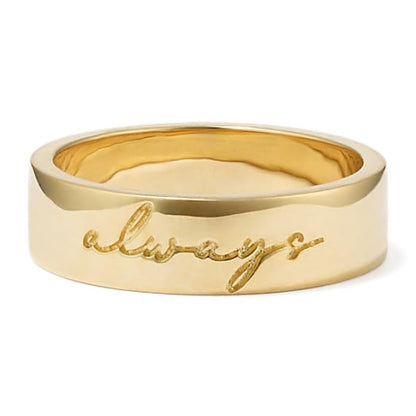 Men's Wedding Rings Mountain Range Pattern Engraved Silver Flat Band 8mm 316 Stainless Steel Men Ring Comfort Fit - color: Gold
