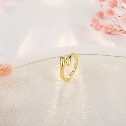 Staligue 20pcs Adjustable Toe Rings Set for Women Fingers Joint Tail Summer Beach Arrow Flower Open Rings Foot Jewelry - color: Gold-B