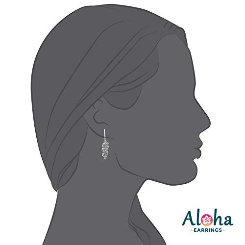Silver Clip On Earrings For Women, They Look Pierced, Don't Pinch & Won't Fall Off, Hypoallergenic & Lightweight - color: Silver Cluster