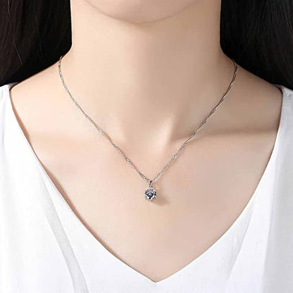 4pcs Set Zirconia Pendant Necklace Earrings Ring Bangle Set Silver Crystal Fashion Adjustable Zircon Jewelry for Women Wife Party Prom Engagement Wedding Gifts - style: Contemporary