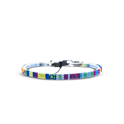 Made by Nami Surfer Anklet for Men and Women Waterproof and Adjustable Surfer Ankle Bracelet String Ankle Bracelet Beach Accessory for Ethnic Hippie Style - color: Turquoise