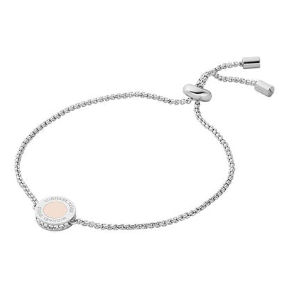 Michael Kors Silver-Tone Bracelet for Women; Bracelets; Jewelry for Women - color: Silver & Rose Glitz