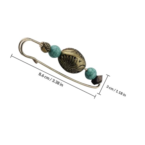 VILLCASE 2pcs Vintage Cardigan Brooch Pin Set Retro Collar Shawl Clips for Women Sweater Accessories