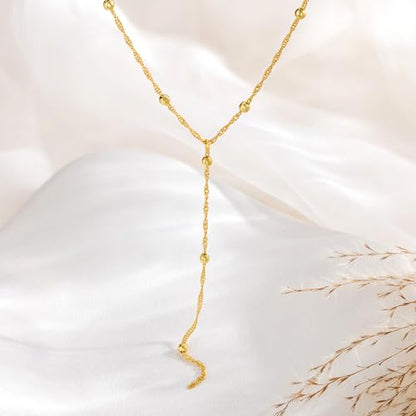 Tewiky Layered Necklaces for Women 14k Gold Plated Chain Necklace Set | Chunky Herringbone/Snake/Rope/Box/Cuban Link Chain for Women, Layering Stack Choker Necklace, Dainty Jewelry Set Non Tarnish - color: Gold--style O