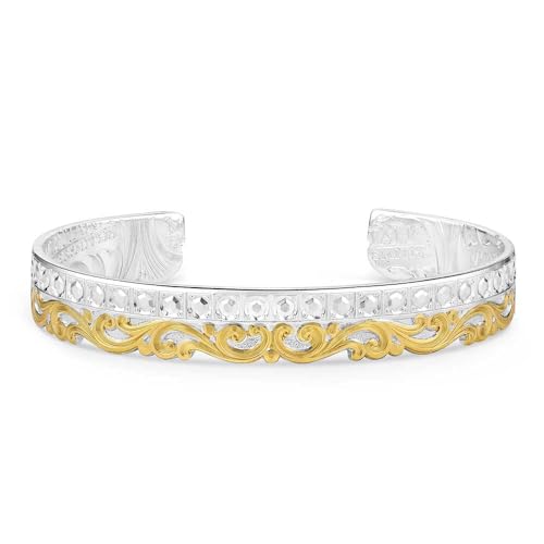 Montana Silversmiths Made in the USA Western Lifestyle Women's Cuff Bracelet - style: Eternal Flame