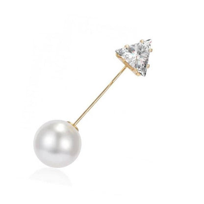 9 Pcs Fashion Pearl Brooch, Safety Pins for Clothes Sweater Shawl Clips Faux Pearl Rhinestones Brooches for Women Pants Extender Safety Pins - color: Gold