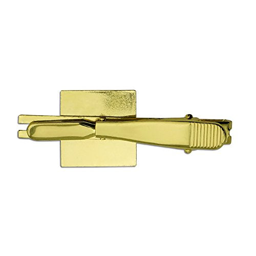 GRAPHICS & MORE Scooby-Doo Ruh Roh Square Tie Bar Clip Clasp Tack- Silver or Gold - color: Gold