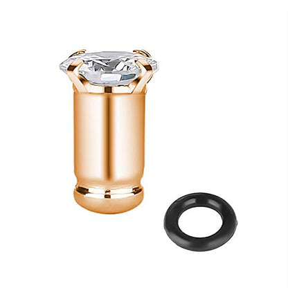 2/4/6/8 Gauge Earrrings Plugs Tunnels Gauges for Ears - color: rosegold5mm