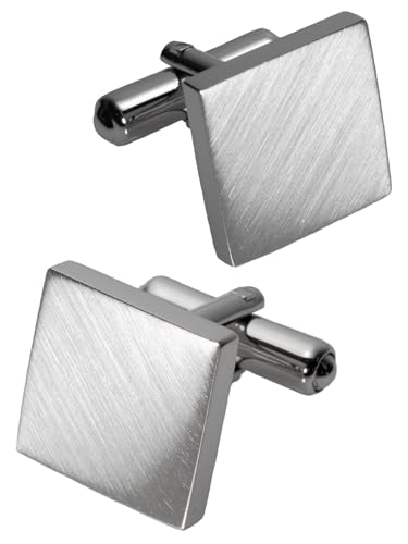 [TAVARAT] Cufflinks for Men cuff links mens Black Silver Light Gold Tps-166 - style: silver (Tps-064)