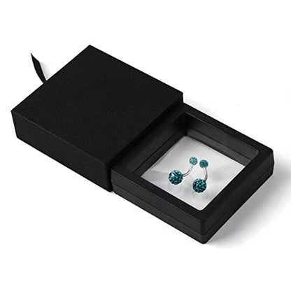 2-Piece 14G Belly Button Rings, Rhinestone Disco Balls | Hypoallergenic stainless steel with 5mm top and 8mm bottom rhinestone balls, gift-boxed navel piercing jewelry for women - color: Blue