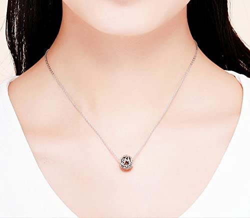 Letter Charms 925 Sterling Silver Initial A-Z Bead Charms | For Bracelets Necklaces, Hypoallergenic,Cubic Zirconia Alphabet Beads, Personalized Gifts for Women - color: A