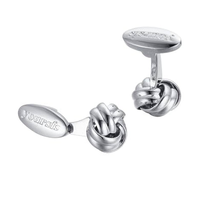 Yoursfs Novelty Sunflower/Love Knot/Architect Cufflinks for Men Funny Stainless Steel Cufflinks Personalized Cuff links Wedding Gift Fashion Jewelry - style: Twist Love Knot