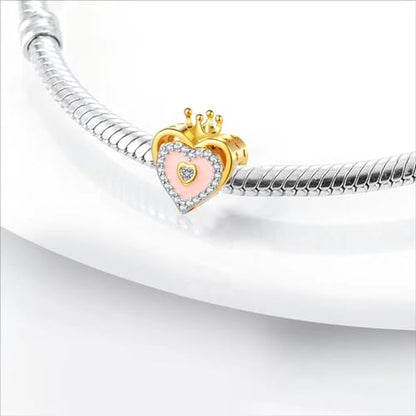 Charm for Bracelets and Necklaces, Heart Animals 925 Sterling Silver Bead Celestial Sun Moon Star Charms Jewelry Gift for Women Girls - color: Happy Birthday Heart Charm