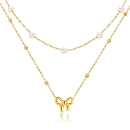 KSF Gold Lariat Necklace for Women Y Shaped Layered CZ Drop Chain | Y shaped necklace; Layered CZ detail; Long lariat style; Gift for her - color: Gold-12