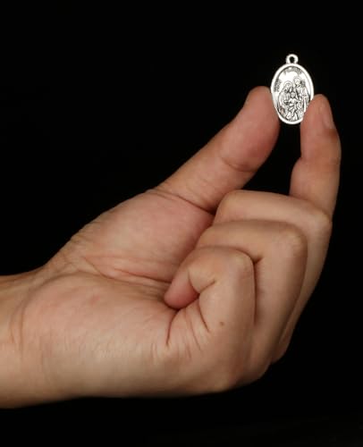 Saint Therese of Lisieux/Saint Mother Teresa of Calcutta/Divine Mercy Jesus/Mater Dolorosa Patron Saint Medal Charm Pendant for DIY Rosary Necklace Bracelet Jewelry Making Part - color: 30pcs-Holy Family medal