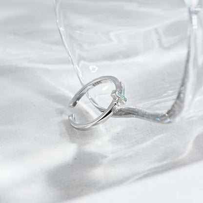 Toe Rings 925 Sterling Silver Toe Rings Adjustable Cross Toe Rings for Women Gold Plated Star Toe Ring Summer Beach Foot Jewelry for Friends - color: 2# Cross Toe Ring