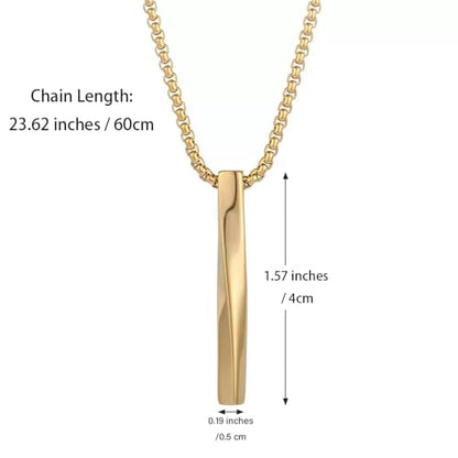 FANASY Natural Gemstone Pendant Necklace for Men Healing Crystal Pendant Adjustable Black Rope Necklace Jewelry Gifts for Women Men - color: Steel-Golden