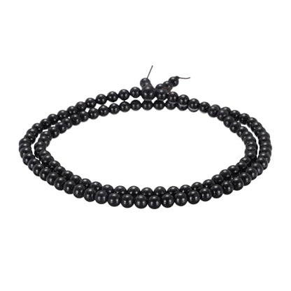 MECCANIXITY Prayer Beads Bracelet, Natural Wooden Bead Mala Bracelets Link Wrist Men Women Beaded Stretch Crafts Bangle - color: Ebony Color
