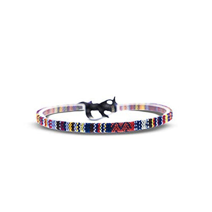 Made by Nami Surfer Anklet for Men and Women Waterproof and Adjustable Surfer Ankle Bracelet String Ankle Bracelet Beach Accessory for Ethnic Hippie Style - color: Dark Multi