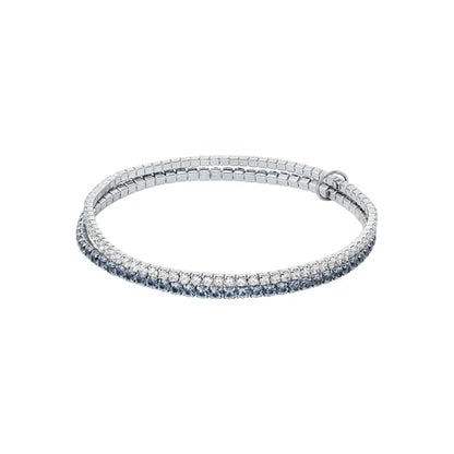 Michael Kors Silver-Tone Bracelet for Women; Bracelets; Jewelry for Women - color: Silver/Blue Stretch