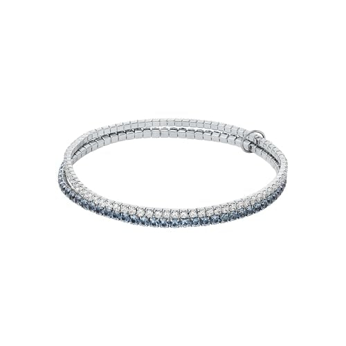 Michael Kors Silver-Tone Bracelet for Women; Bracelets; Jewelry for Women - color: Silver/Blue Stretch