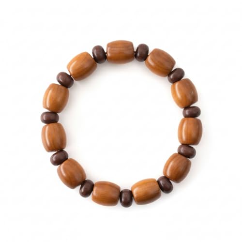 Loulangems Taro Healing Crystal Bracelet, HealingCrystal, Simple and Fashionable High end StyleCrystal Bracelet, Decorative Crystal Bracelet - color: reddish brown, size: 10mm